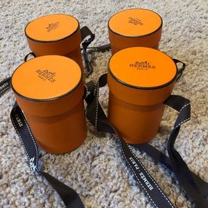Empty Hermès twilly box x4